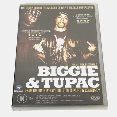 Biggie & Tupac DVD (2002) Region 4 PAL Rap Brand New & Sealed - Image 1 of 4