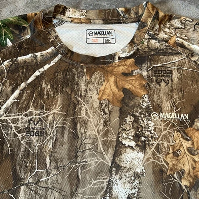 Magellan Outdoors Shirt Realtree Edge Mens XXL camo Camouflage Hunting Gear - Image 1 of 4