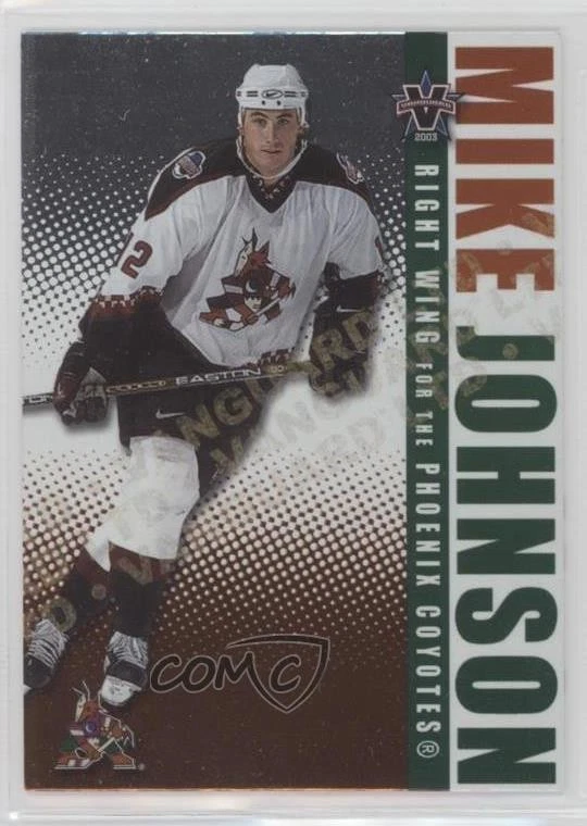 2002-03 Pacific Vanguard Limited /450 Mike Johnson #78 - Image 1 of 2