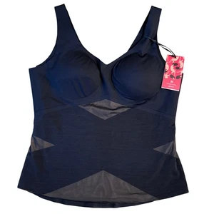 Honeylove Damen LiftWear Tank kabellos Shapewear Intim Laufsteg schwarz Gr. 2X - Bild 1 von 11