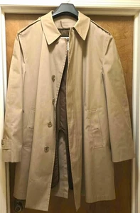Gabardina London Fog para hombre caqui talla 46L forro con cremallera extraíble - Imagen 1 de 4