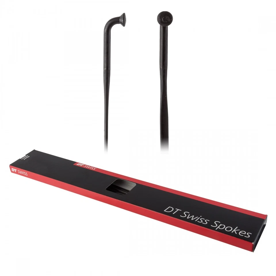 Radios DT Swiss Aerolite J-Bend 260 mm negros | Ligeros de grado aeroespacial Foto 1 de 1