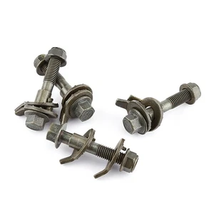 ⁺4pcs 14mm Vehicles Steel Four Wheel Alignment Adjustable Camber Kit Cam - Picture 1 of 8