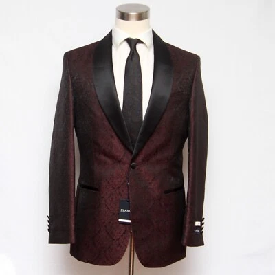 Blazer Chaqueta de Cena Formal Jos A Bank 40R Calce Ajustado Floral D070448 Foto 1 de 4