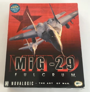 MiG-29: Fulcrum Novalogic Big Box PC Game 1998 Combat Flight Sim - Picture 1 of 9