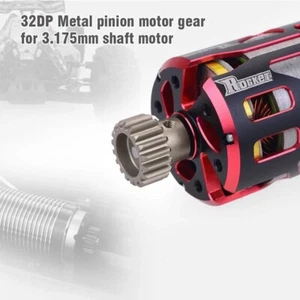 32P Motor Pinion Gear 20T 0.8M 3.175 Dia Shaft - Picture 1 of 3