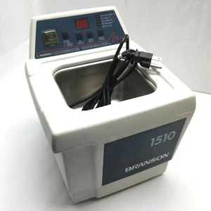 Branson 1510R-DTH Bransonic Ultrasonic Cleaner, Voltage: 117VAC, 6" x 5.5" x 4" - Picture 1 of 7