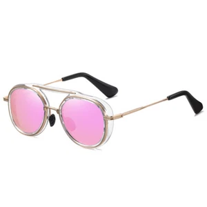 Occhiali da sole polarizzati retrò vintage uomo donna outdoor occhiali da guida pilota UV400 - Foto 1 di 8