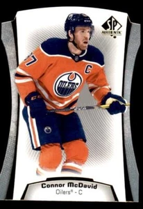2021-22 SP Authentic Die Cuts #DC1 Connor McDavid OILERS - Picture 1 of 2
