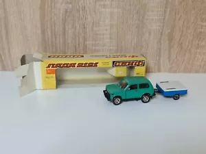 USSR Russia car model Lada 2121 Niva with a trailer 1/43 - Picture 1 of 12