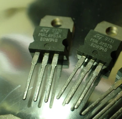 STM ORIGINAL BDW94B PNP Darlington Power Transistor 80V 12A 80W TO-220 x2pcs - Image 1 of 4