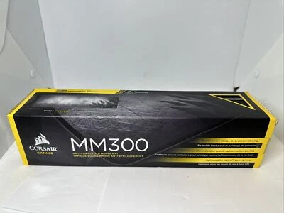 Corsair Extended Gaming Mouse Pad - MM300 Anti-Fray Cloth Mouse Mat - Image 1 of 4