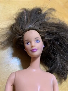 Barbie Körper 1966 braune Haare 1981 Porzellan rosa Nieten A1 - Bild 1 von 8