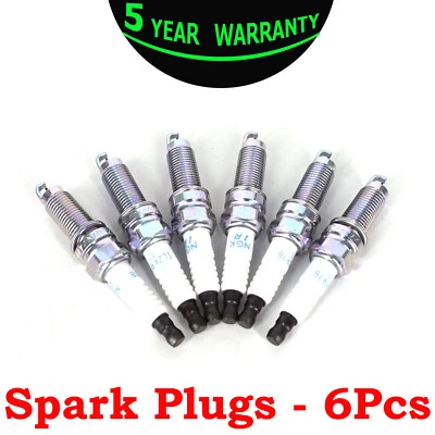 Velas de ignição 6 peças 12290-R70-A01 para Honda Accord Crosstour 2010-2011 - Imagem 1 de 4