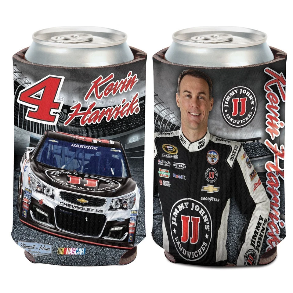 Kevin Harvick 2016 Wincraft #4 Jimmy Johns 12oz Can Coolie FREE SHIP! - Image 1 of 1