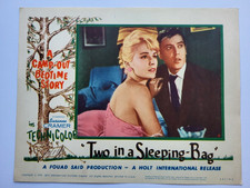 TWO IN A SLEEPING BAG 1964 Germany Susanne Cramer Original US Lobby Card