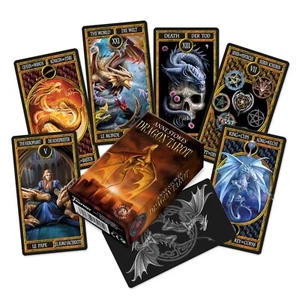 ANNE STOKES DRACHE TAROT KARTEN 78 KARTEN DECK FANTASY MYSTICAL D&D NEMESIS NOW - Bild 1 von 2