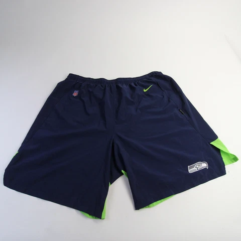 Seattle Seahawks Nike NFL On Field Apparel Dri-Fit Practice Shorts Men's Used Cover