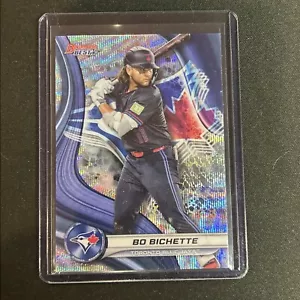 🔥Bo Bichette 2024 Bowman's Best Wave Refractor Blue Jays #70 - Picture 1 of 2