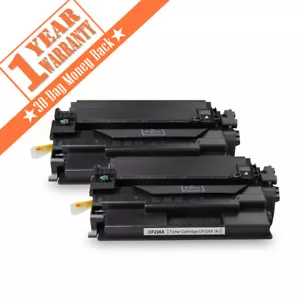 2 CF226X schwarze Tonerkartuschen mit hoher Kapazität für HP 26X LaserJet Pro M402d M426dw - Bild 1 von 8