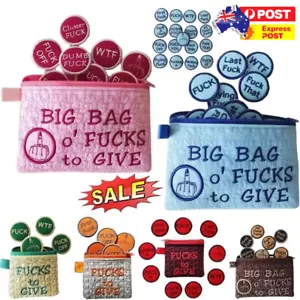 Funny F*cks Bag with 17 Different "F*ck,Big Bag of F*cks to Give Zipper Pouch - Picture 1 of 18