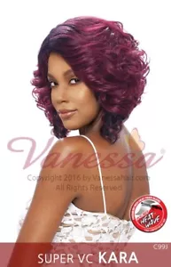 SUPER VC KARA - VANESSA SYNTHETIC SUPER V-LINE C-SIDE PART WIG - Picture 1 of 73