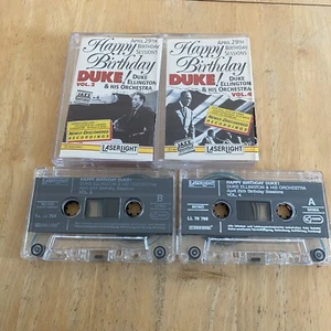 Duke Ellington Happy Birthday Duke Vol. 2 & 4 Birthday Sessions Cassette Tapes - Picture 1 of 3