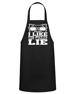 I Like Pig Butts and I Cannot Lie Apron - Great Gift - Commercial Grade - Picture 1 of 1