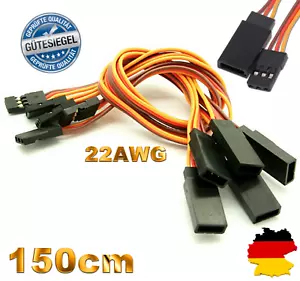 ✅ JR Servokabel Verlängerungskabel 150cm Servo Kabel Verlängerung 22AWG 1500mm ✅ - Bild 1 von 12