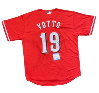 JOEY VOTTO signed autographed CINCINNATI REDS Red Jersey w/ COA PSA AL65161 - Image 1 of 4