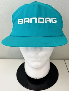 BANDAG Tires Spell Out Vintage Nylon Snapback Hat Cap - Picture 1 of 6