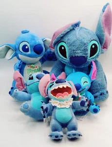 Disney Lilo And Stitch Lote de 5 Peluches de Puntada Varios Tamaños - Imagen 1 de 16