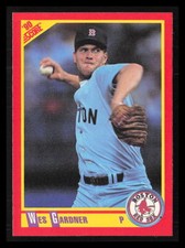 Wes Gardner 1990 Score #348  Boston Red Sox