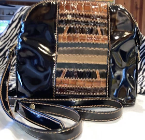 Vintage Maskof Shoulder/Crossbody Bag Patent Very Pretty Bag, Look at all pics - Picture 1 of 7