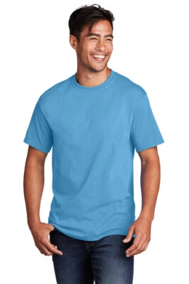 Port & Company PC54 100% Cotton 5.4oz Solid Colors T-Shirt Soft Plain Tee S-6XL - Image 1 of 4