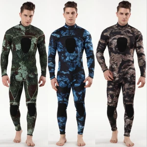 New men 3mm neoprene diving suits free dive scuba snorkeling jump Swim wetsuits - Picture 1 of 13