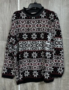 Vintage Claudia D. Pullover Sweater Women’s Size M Multicolored Knit (SM) - Picture 1 of 5