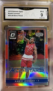 2016 Donruss Optic Silver Holo Kawhi Leonard Los Angles Clippers MINT 9 All Star - Picture 1 of 3