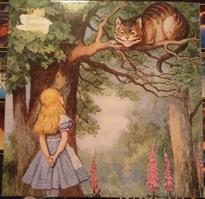 Alice and the Cheshire Cat Jigsaw Puzzle John Tenniel - Picture 1 of 3