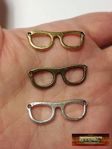 M00766-Mix MOREZMORE 3 Metal Eyeglasses Frames Spectacles Glasses Doll Mini - Picture 1 of 1