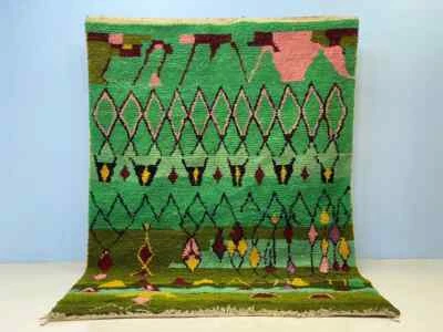 Berber Moroccan Custom Rug - Handmade Wool Rugs - Moroccan Woolen Carpet - New - Image 1 of 4