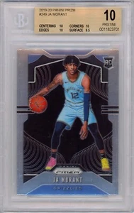 JA MORANT (POP 339) 2019 Panini Prizm #249 Rookie RC BGS 10 Pristine Grizzlies - Bild 1 von 2