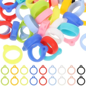 50 Pcs Anti-loss Silicone Ring Phone Hanging Rings Lost Necklace Lanyard Man - Zdjęcie 1 z 12
