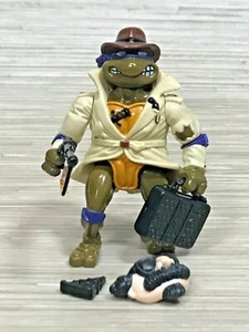 Vintage TMNT Undercover Don con figura disfrazada Playmates 1990 Casi completo - Imagen 1 de 4