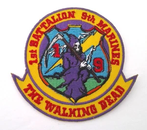 1ST BATTALION 9TH MARINES (3-1/2") US MARINE Military Patch PM1276-2 EE - Picture 1 of 2