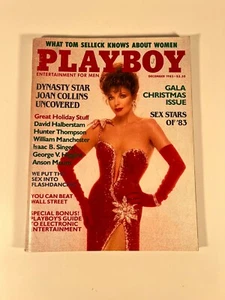 Vintage Playboy December 1983 Gala Christmas Issue Joan Collins uncovered  - Bild 1 von 4