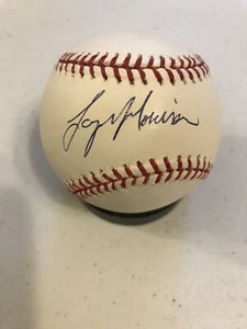 Logan Morrison Autograph Signed Rawlings OML Baseball MLB Hologram - Picture 1 of 3