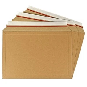 1000 NEW AND STRONG A2 LIL RIGID ENVELOPES MAILERS A4 BOOKS DVD'S ETC 334x234mm  - Picture 1 of 3