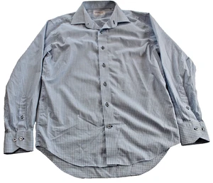 Camisa de vestir con botones Lorenzo Uomo para hombre talla 15,5 32/33 - Imagen 1 de 4