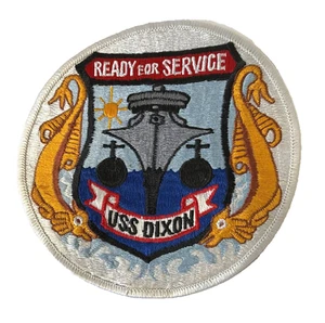 USS Dixon AS-37 "Ready for Service" Submarine Tender Ship Patch - Picture 1 of 1